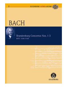BACH J.S.-Conciertos de Brandemburgo Vol.1: nº 1 a 3 para Orquesta (PB) (Inc.CD)