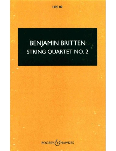 BRITTEN B.-Cuarteto de Cuerda nº 2 Op.36 en Do Mayor (PB)