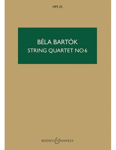 BARTOK B.-Cuarteto de Cuerda nº 6 (PB)