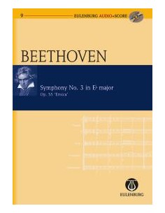BEETHOVEN L.V.-Sinfonia nº 3 en Mib Mayor Op.55 "Heroica" para Orquesta (Partitura Bolsillo) (Inc.CD