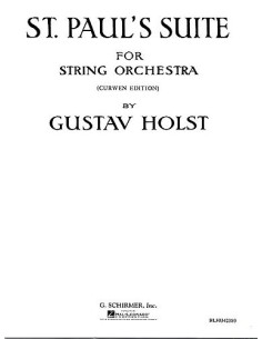 HOLST G.-Saint Pauls Suite for String Orchestra (Score)