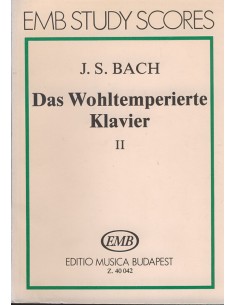 BACH J.S.-El Clave bien Temperado Vol.2 para Piano (Partitura de Bolsillo) (Lantos)