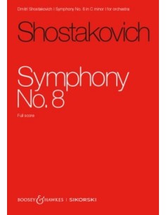 SHOSTAKOVICH D.-Sinfonia nº  8 en Do menor Op.65 para Orquesta (PB)