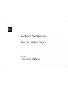 STOCKHAUSEN K.-Aus den sieben Tagen for Variable Groups ()
