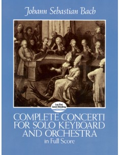 BACH J.S.-Conciertos Completos para Teclado y Orquesta (Partitura Director)