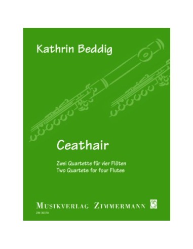 BEDDIG K.-Ceathair (Two Quartets) for 4 Flutes