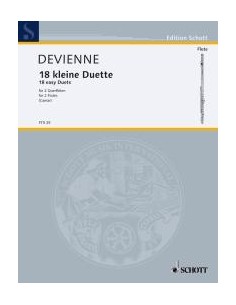 DEVIENNE F.-Pequeños Duetos (18) para 2 Flautas (Caesar)