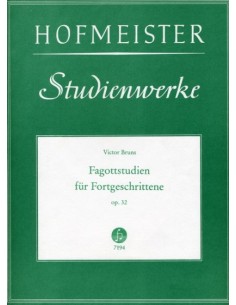 BRUNS V.-Estudios Avanzados Op.32 para Fagot