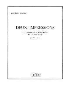 BOZZA E.-Impressions (2) para Flauta y Arpa