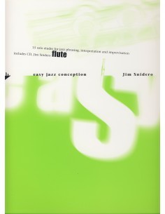 SNIDERO J.-Easy Jazz Conception per flauto (Inc.CD)