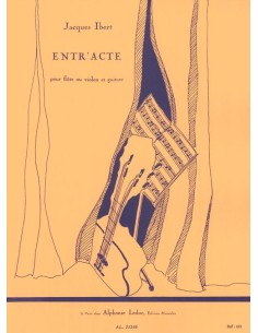 IBERT J.-Entracte per Flauto (Violino) e Chitarra