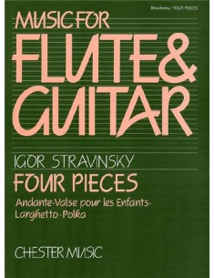STRAVINSKY I.-Parti (4) per flauto (violino) e chitarra