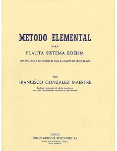GONZALEZ Francisco-Metodo elementare per flauto