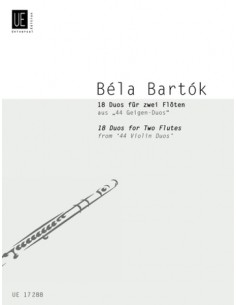 BARTOK B.-Duos (18) for 2 Flutes (Csupor)