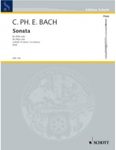 BACH C.P.E.-Sonata en La menor (W.132) para Flauta (Ruf)