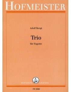 BERGT C.G.A.-Trio para 3 Fagotes