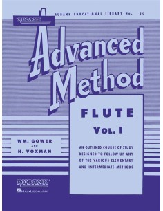 RUBANK-Advanced Method for Flute Vol.1 (Voxman/Gower)