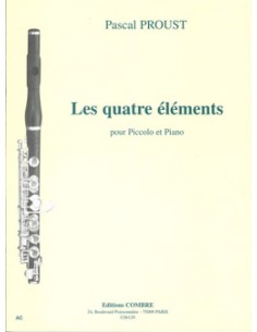 PROUST P.-Les 4 Elements para Flautin y Piano