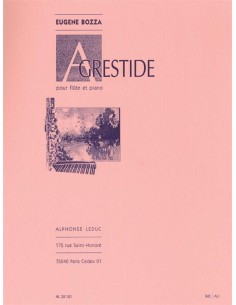 BOZZA E.-Agrestide Op.44 para Flauta y Piano