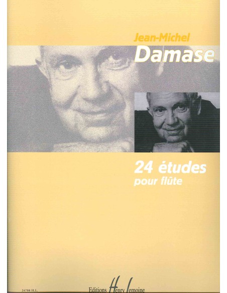 DAMASE E.-Etudes (24) for Flute
