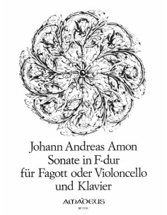 AMON J.A.-Sonata Op.88 en Fa Mayor para Fagot (Violoncello) y Piano (Schmidt)