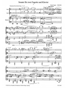 CASPER B.-Sonate para 2 Fagotes y Piano 2