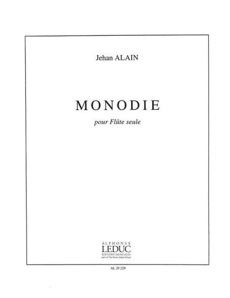 ALAIN J.-Monodie für Flöte
