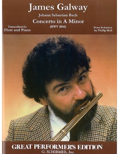 BACH J.S.-Concierto en La menor (BWV:1056) para Flauta y Piano (Galway)