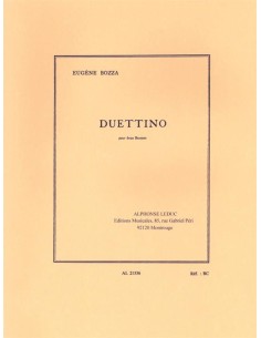 BOZZA E.-Duettino para 2 Fagotes (Violoncello y Fagot)