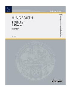 HINDEMITH P.-Parts (8) (1927) for Flute