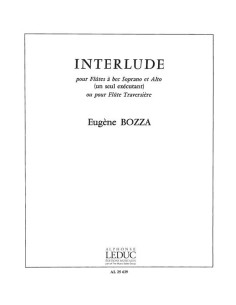 BOZZA E.-Interlude para Flauta de Pico Alto (Flauta)