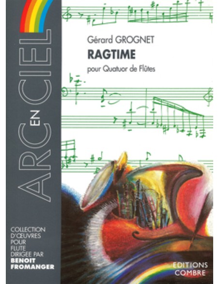 GROGNET G.-Ragtime pour 4 flûtes