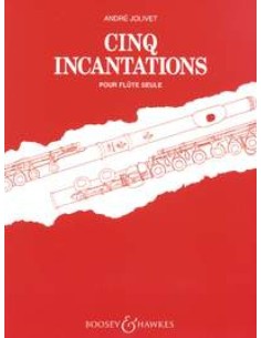 JOLIVET A.-Incantations (5) para Flauta