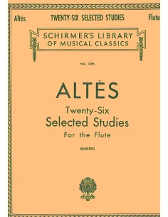 ALTES J.H.-Estudios Selectos (26) para Flauta