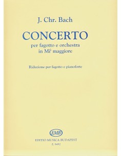 BACH J.C.-Concierto en Mib Mayor para Fagot y Piano (Zaszkaliczky)