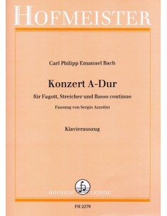BACH C.P.E.-Concierto en La Mayor para Fagot y Piano (Azzolini)