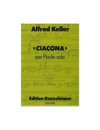 KELLER A.-Cyacon für Flöte
