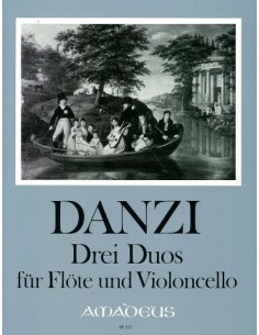 DANZI F.-Duos (3) Op.64 para Flauta y Violoncello (Reede)