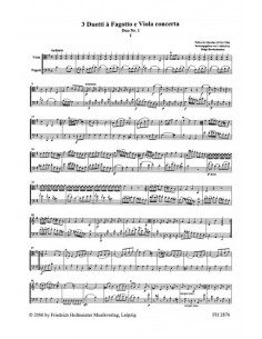 GIARDINI F.-Duos (3) para Fagot y Viola (Bartholomaus) 2