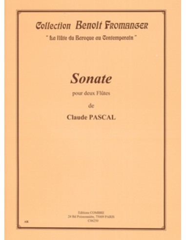 PASCAL C.-Sonate para 2 Flautas