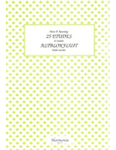 KEUNING H.P.-Studies (25) for Treble Recorder para Flauta Dulce Alto