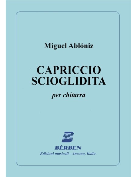 ABLONIZ M.-Capriccio scioglidita für Gitarre
