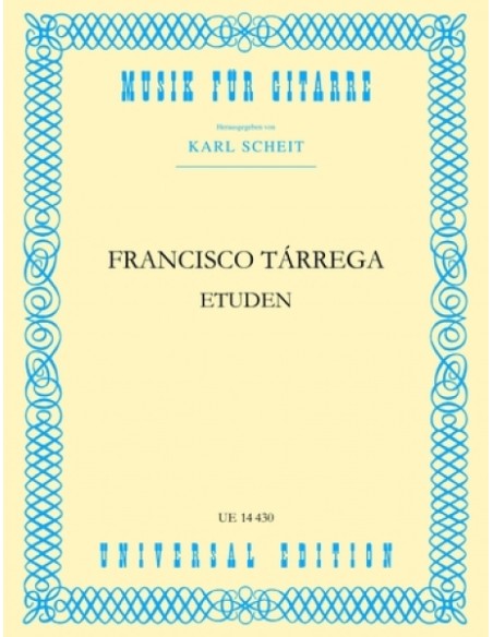 TARREGA F.-Guitar Studies (Scheit)