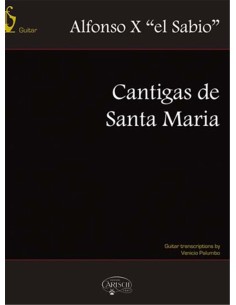 ALFONSO X EL SABIO-Cantigas de Santa Maria para Guitarra (Palumbo)