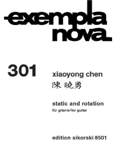 CHEN X.-Static and Rotation para Guitarra