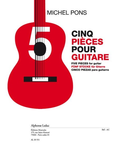 PONS M.-Cinq Pezzi per Chitarra