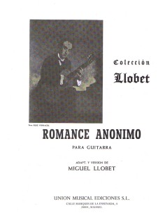 ANONYMOUS-Anonymous Romance pour guitare (Llobet)
