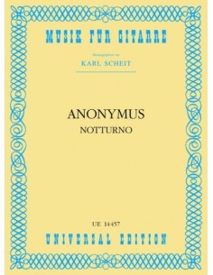 ANONIMO-Notturno für Gitarre (Scheit)