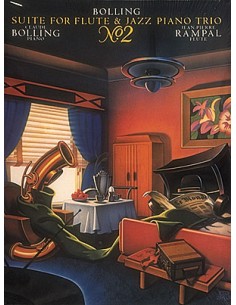 BOLLING Claude-Suite Jazz nº 2 para Flauta, Bateria, Bajo y Piano (Partitura y Partes) (Rampal)