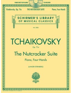 TCHAIKOVSKY P.I.-The Nutcracker Op.71 (Selection) for 4-Hand Piano (Inc.CD)